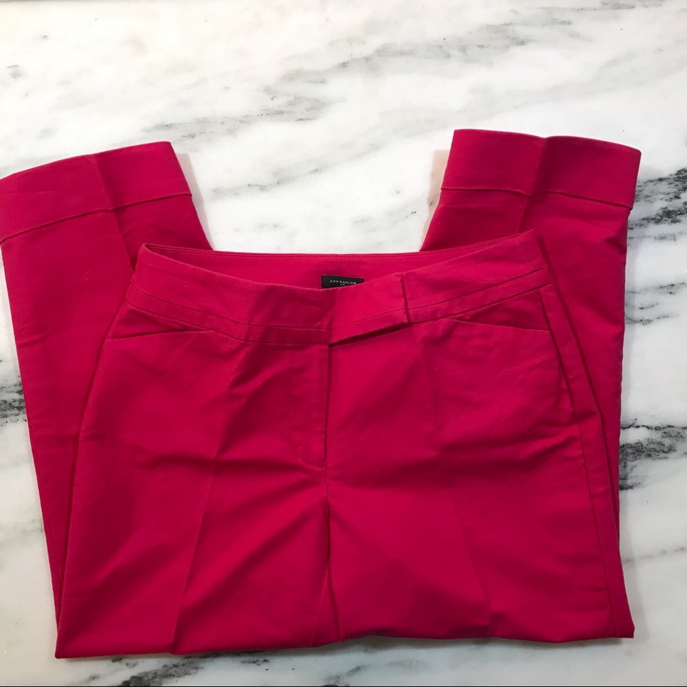 Ann Taylor Curvy Fit crop pants